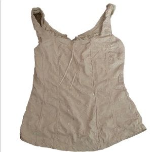 Corset like tank top